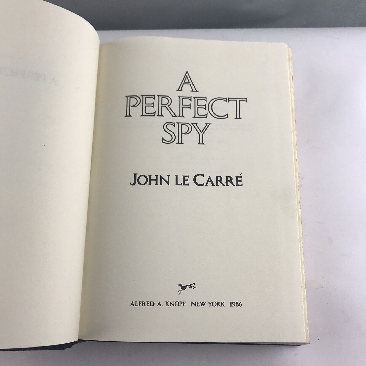 A Perfect Spy by John Le Carre (Hardcover, 1986) Genuine First Edition