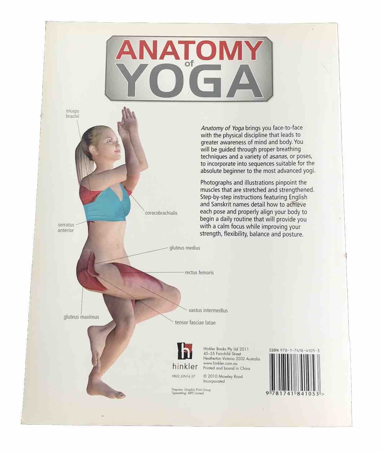 Anatomy Of Yoga Fitness by Dr. Abby Ellsworth (Paperback 2010)