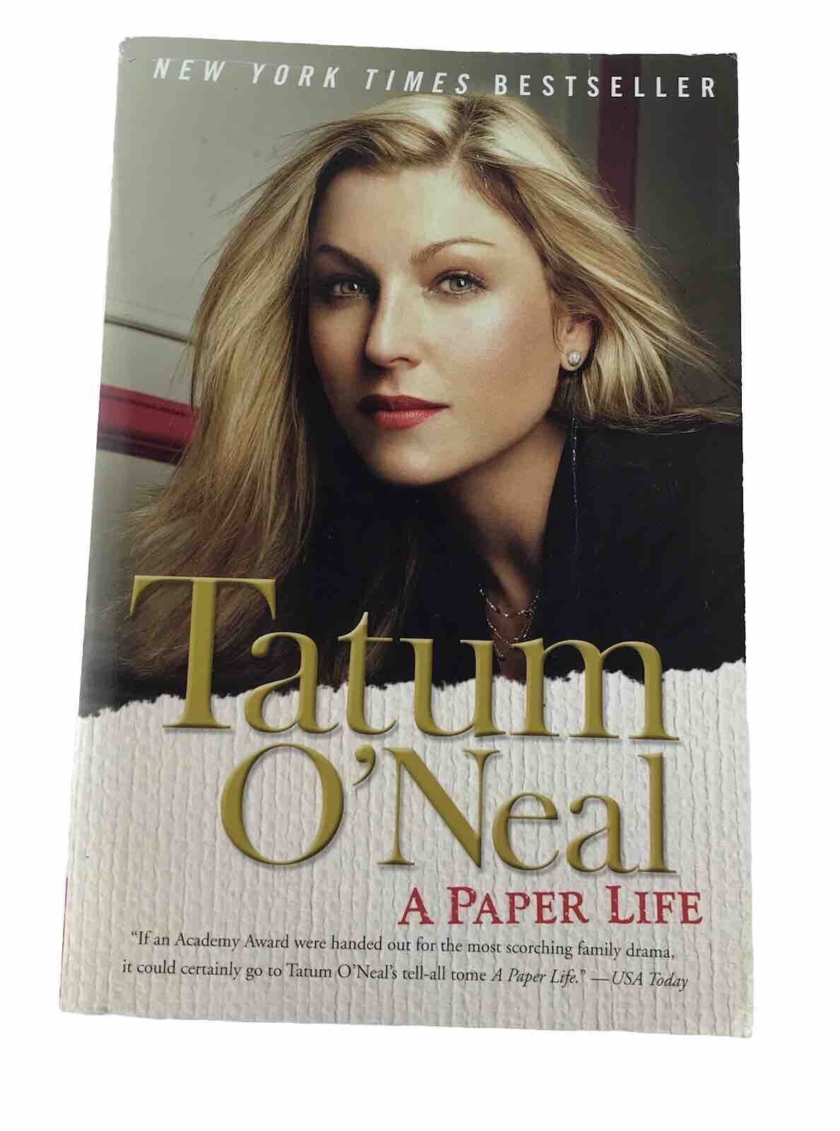 A Paper Life by Tatum O'Neal (Paperback 2004) Hollywood True Story