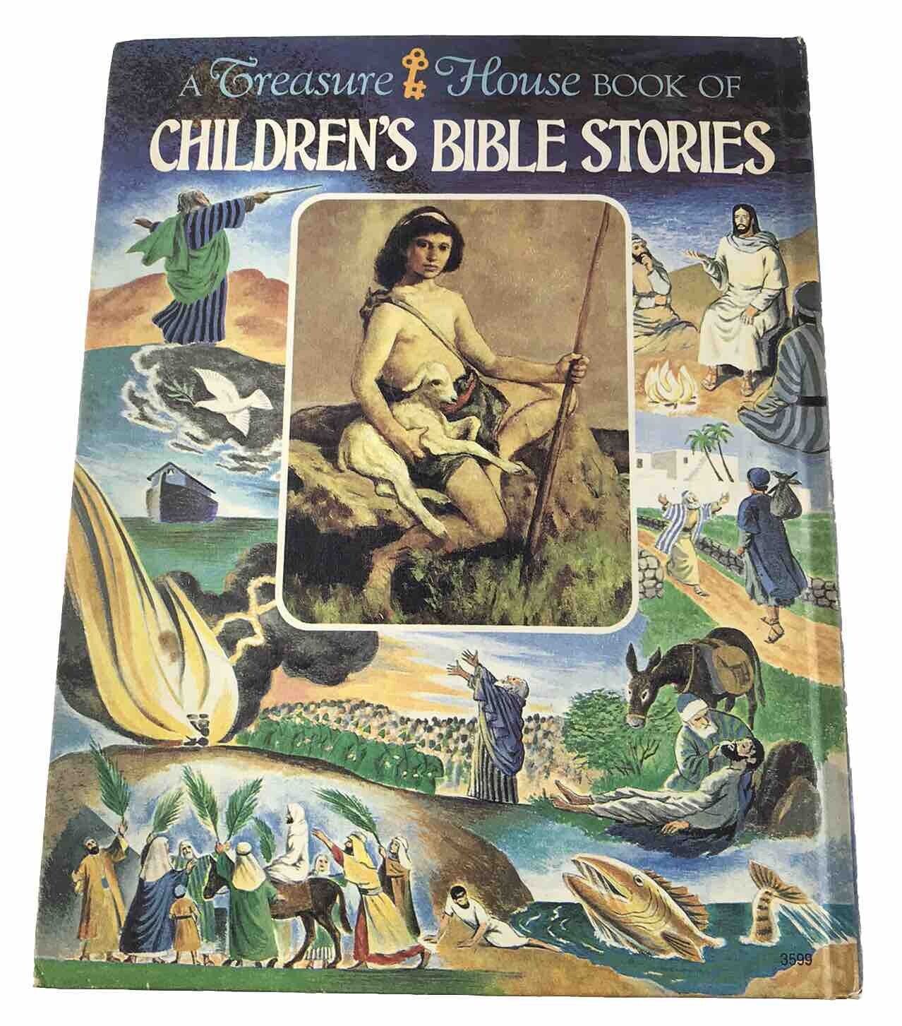 A Treasure House Book of Children's Bible Stories (Illustrated Hardcover 1977)