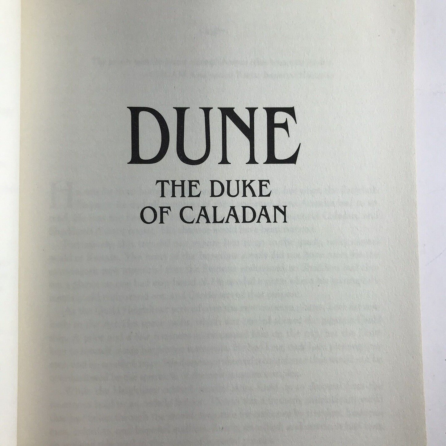 Dune -The Duke of Caladan by Brian Herbert & Kevin J. Anderson (Paperback 2020)