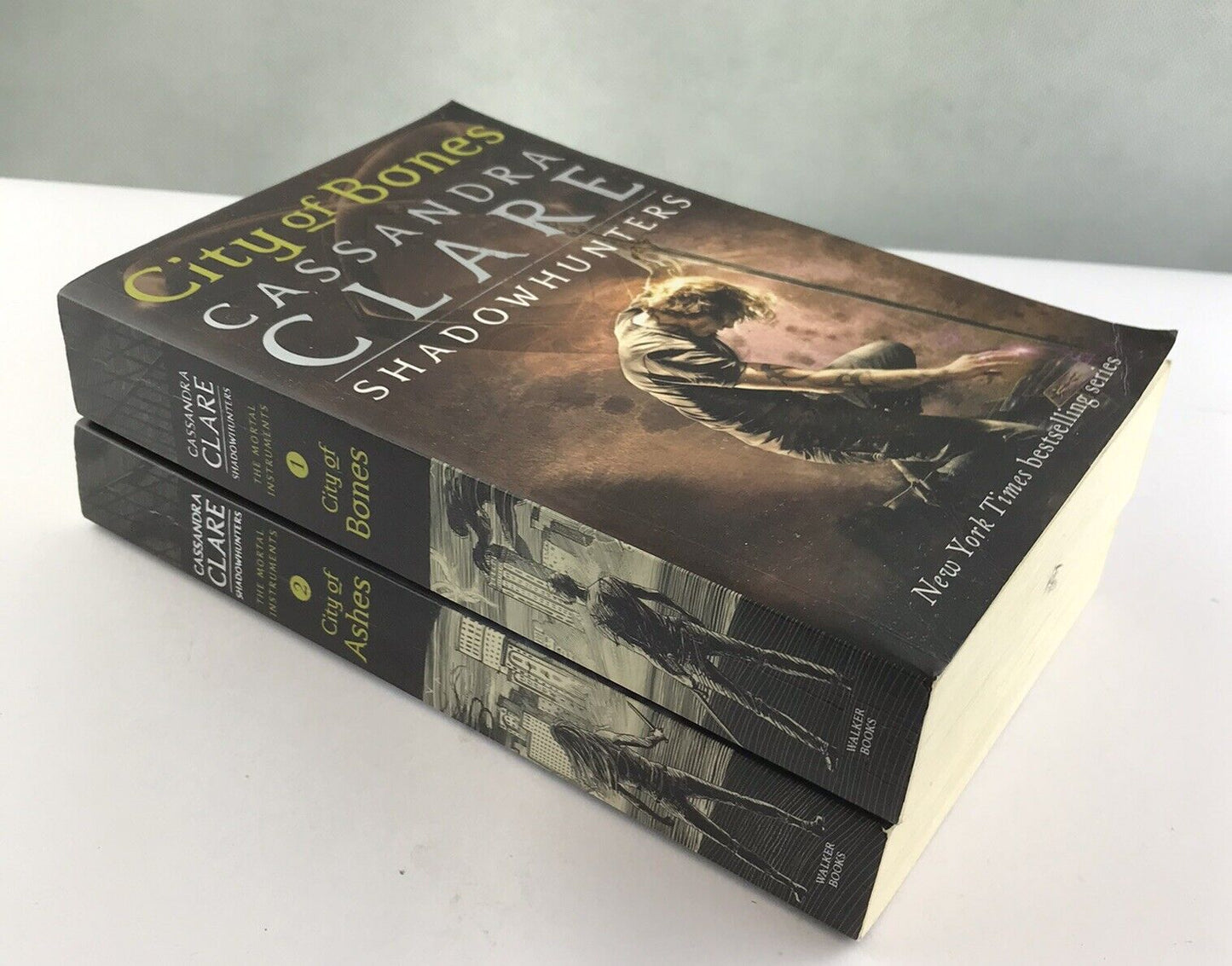 City of Bones + City of Ashes by Cassandra Clare Mortal Instruments Books 1 & 2