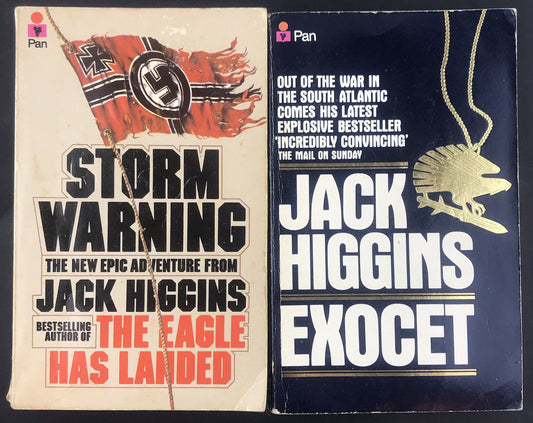 Storm Warning & Exocet by Jack Higgins Paperback Books Crime Mystery