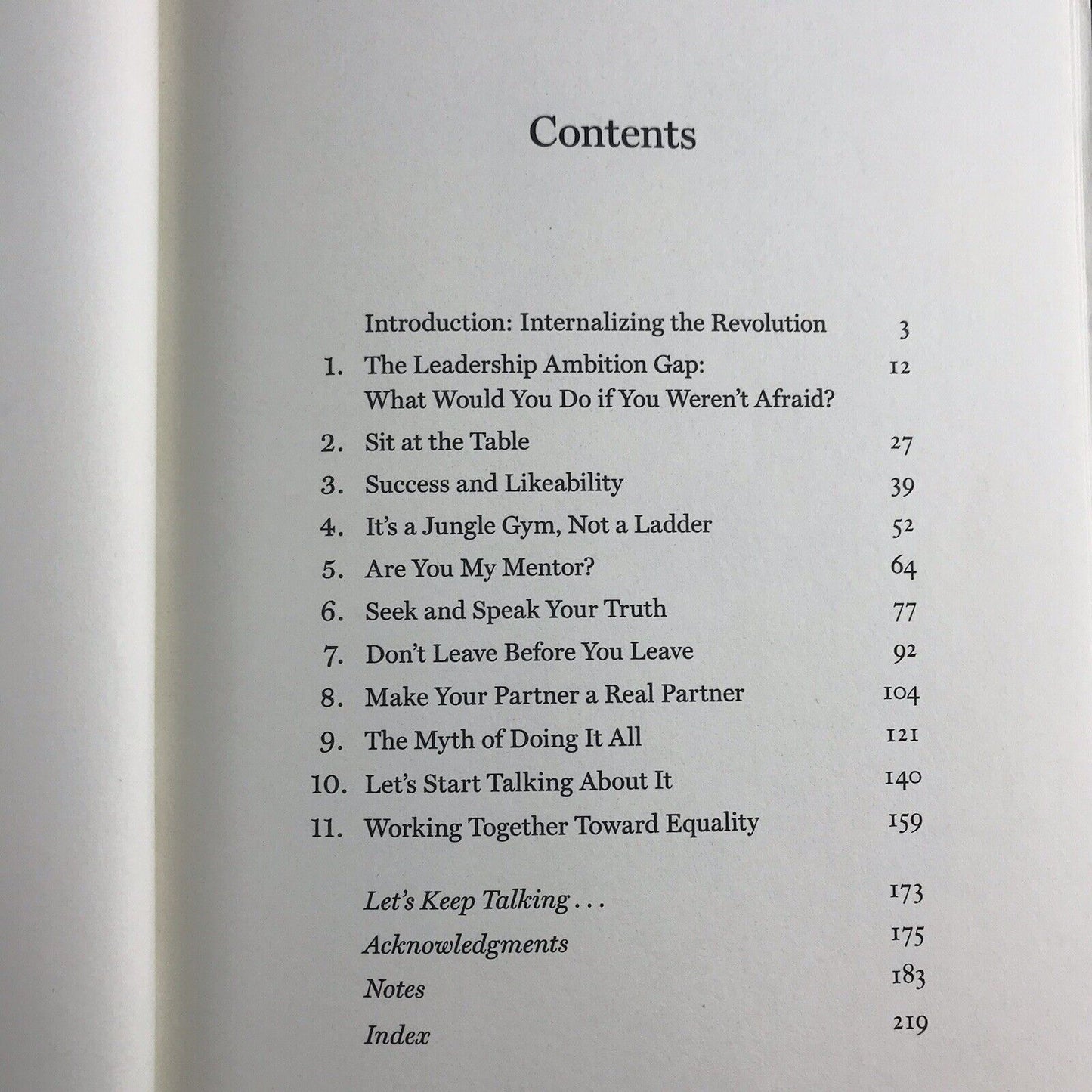 Lean in: Women, Work, and the Will to Lead by Sandberg, Sheryl