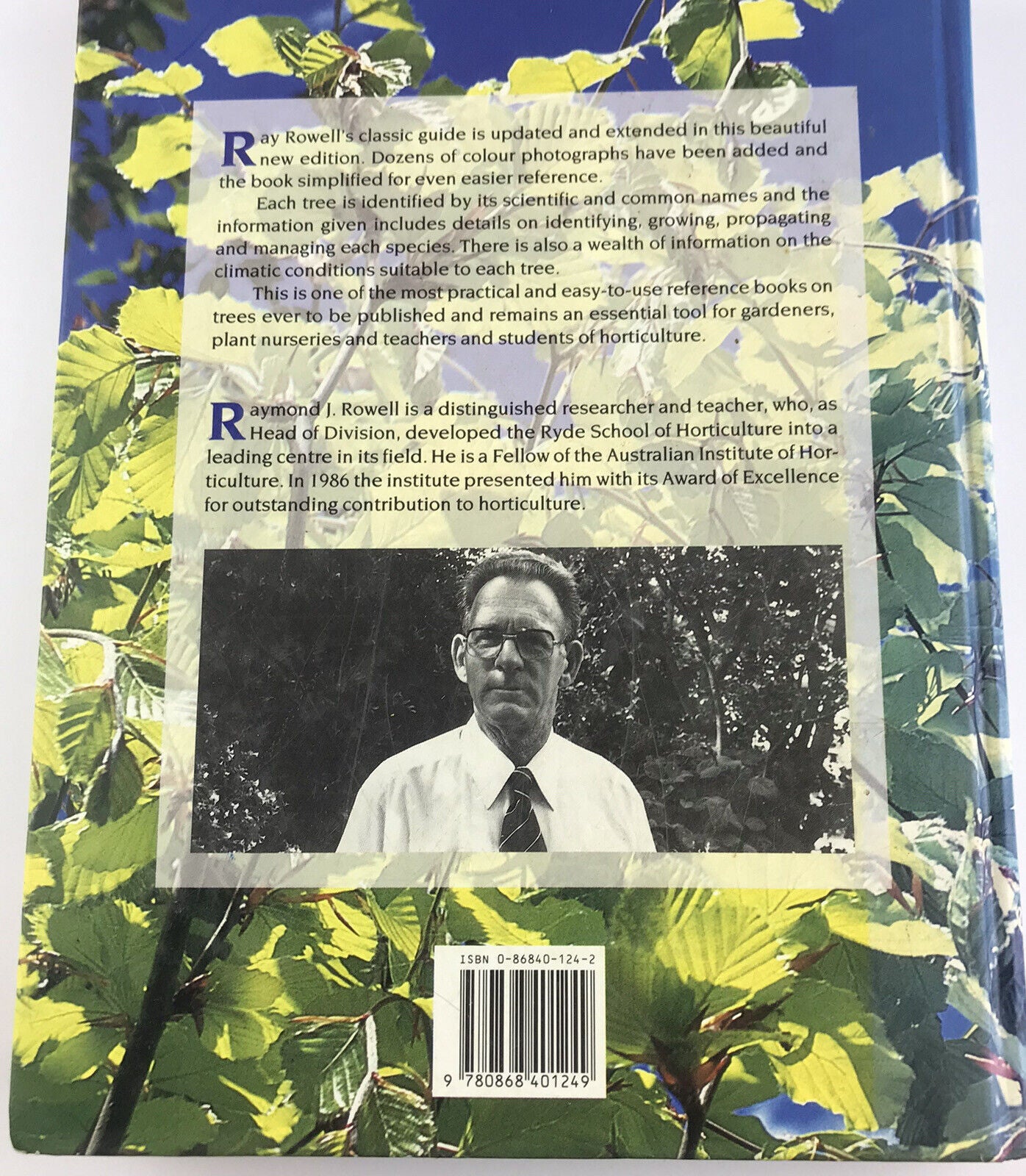 Ornamental Flowering Trees in Australia by Raymond J. Rowell (Paperback, 1991)