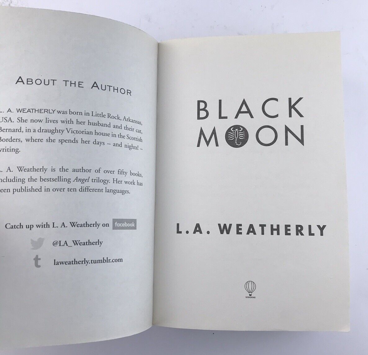 Black Moon (Book #3 - The Broken Trilogy) by L. A. Weatherly (Paperback 2017)