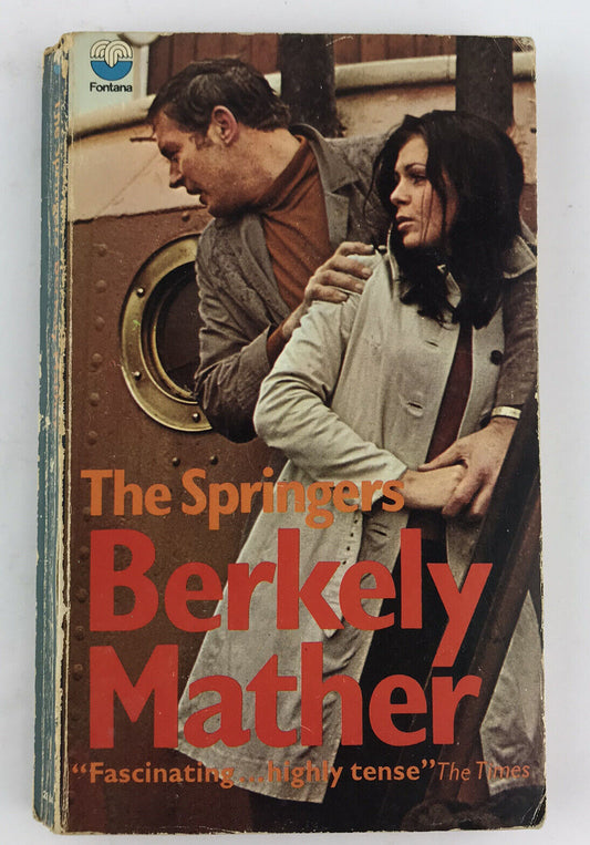 The Springers By Berkely Mather | Vintage RARE Spy Mystery Fiction Book 1970