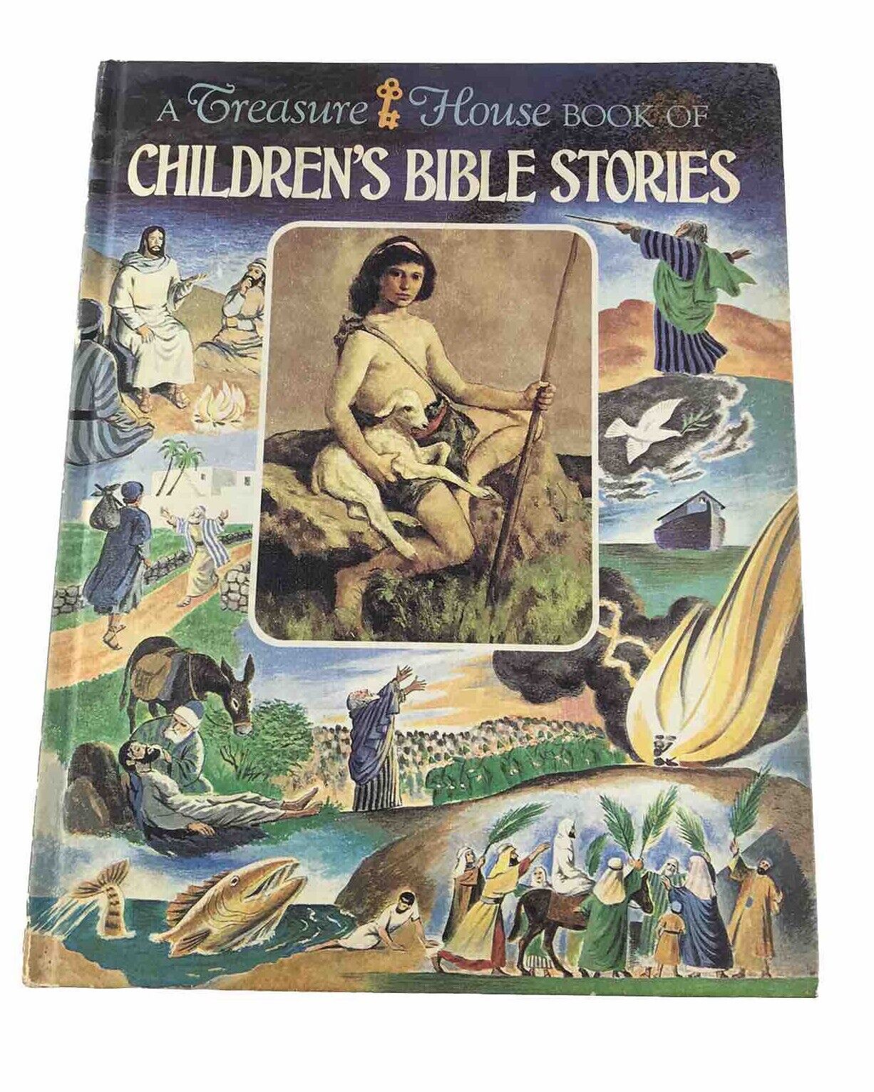 A Treasure House Book of Children's Bible Stories (Illustrated Hardcover 1977)