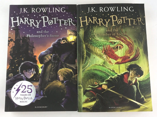 Harry Potter and the Philosopher's Stone + The Chamber of Secrets J.K Rowling