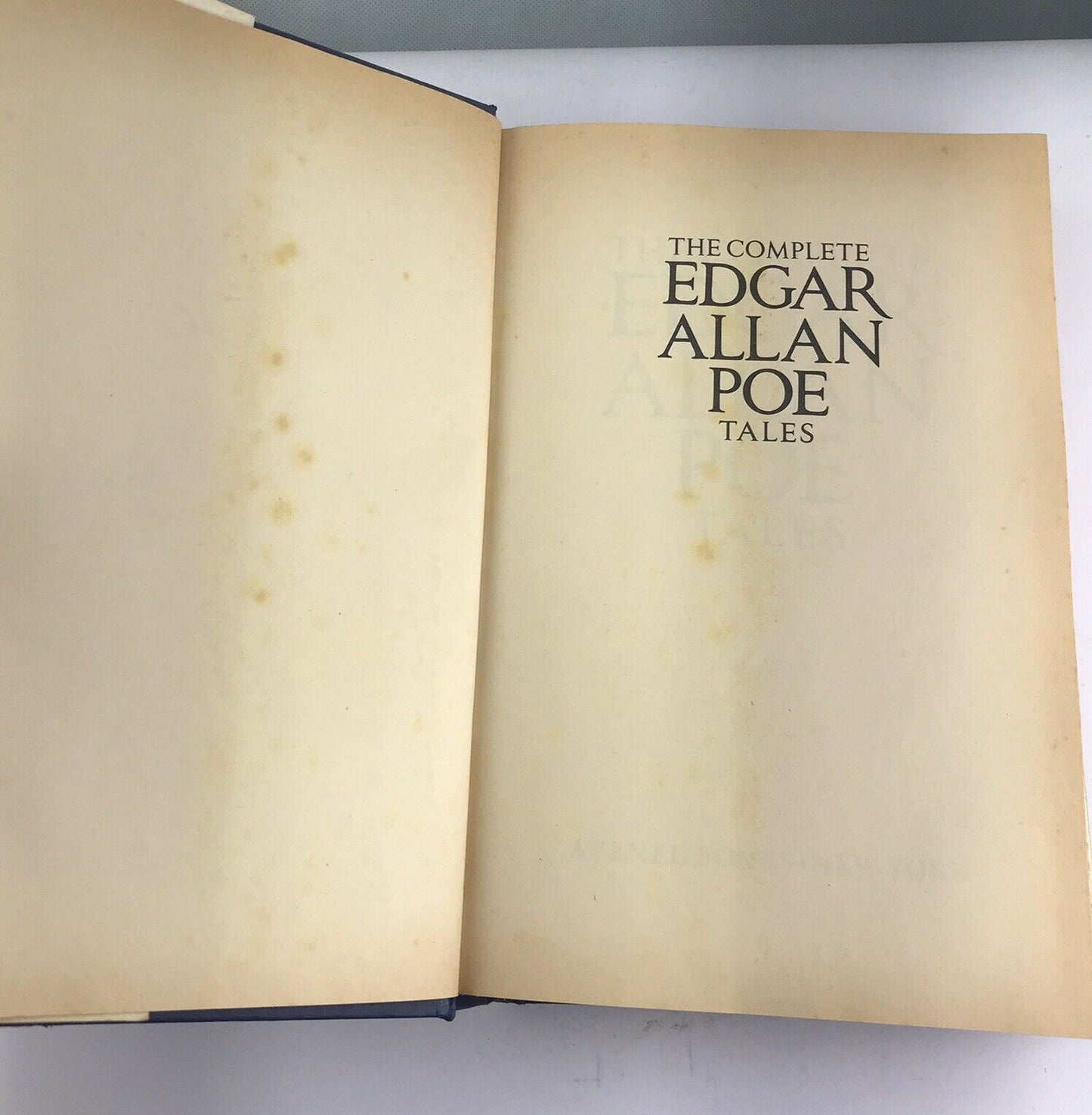 The Complete Tales and Poems of Edgar Allan Poe (Avenel Books Hardcover 1981)