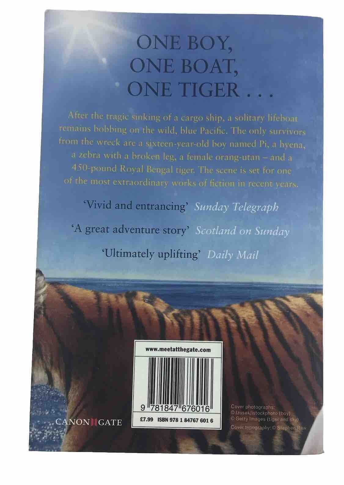 Life Of Pi by Martel Yan (Paperback 2003)