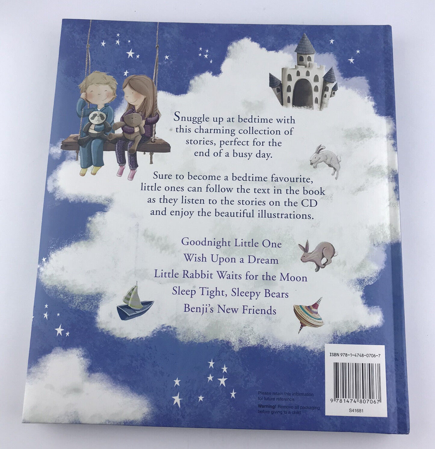 Bedtime Stories -  5 Stories To Share (Large Illustrated Children’s Book + CD)