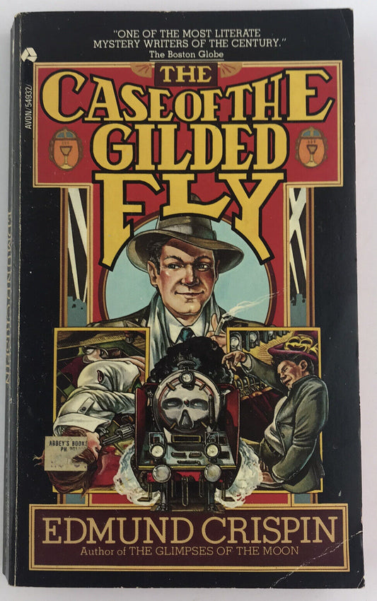 The Case of the Gilded Fly by Edmund Crispin (RAREAvon Books Paperback 1980)