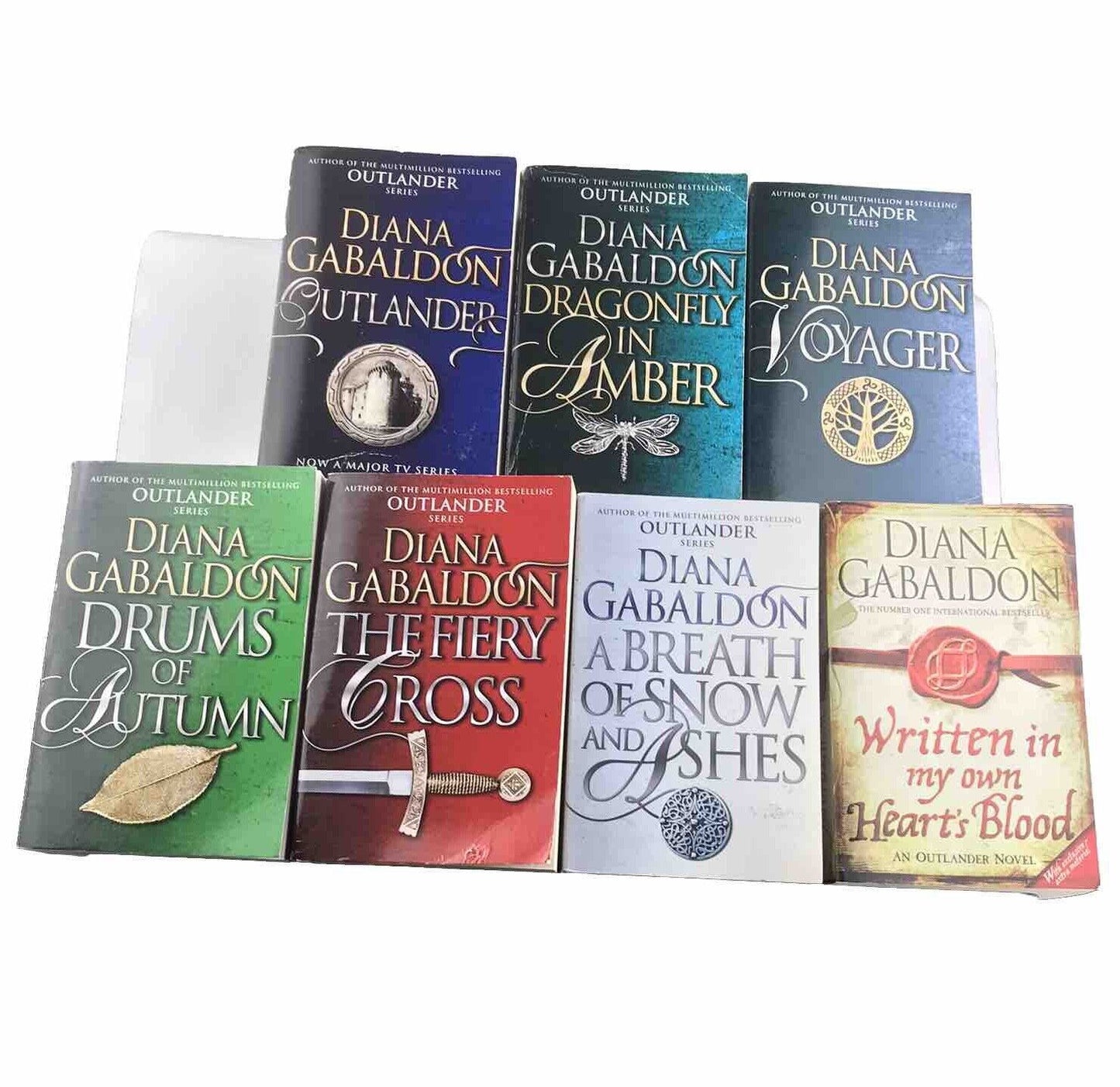 7x Outlander Series Book Bundle by Diana Gabaldon (Paperbacks) Books #1-7