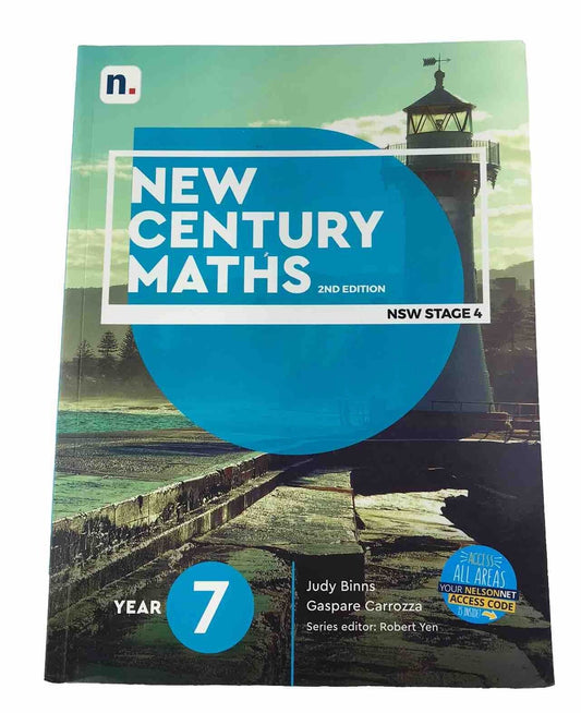 New Century Maths | NSW Stage 4 by Judy Binns 2nd Edition Mathematics Textbook