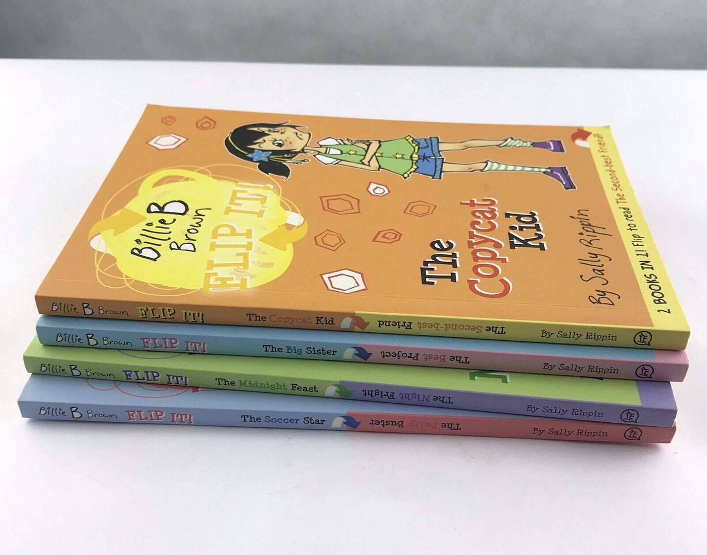 Billie B Brown FLIP IT 4x Book Bundle by Sally Rippin The Big Sister Soccer Star