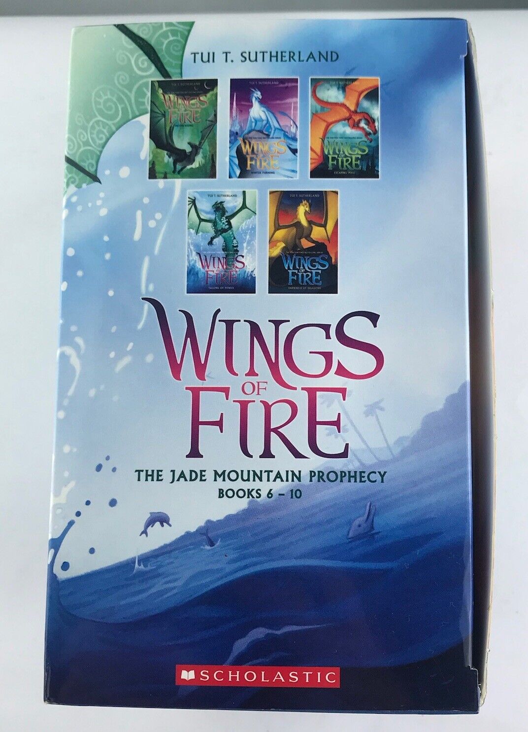 5x Wings of Fire Books 3 6 7 8 10 Boxed Set By Tui T.  Sutherland Moon Rising