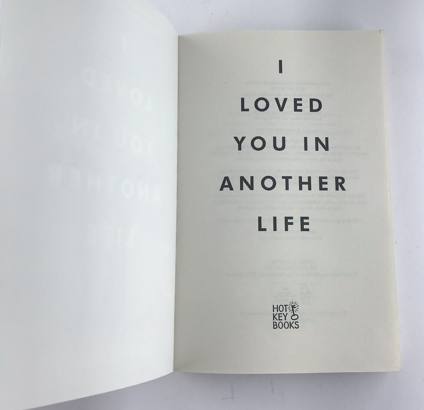 I Loved You In Another Life by David Arnold (Paperback 2023)