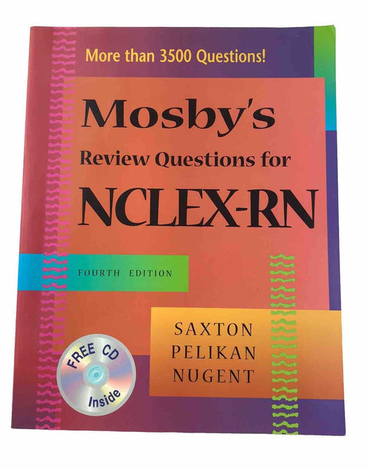 Mosby's Review Questions for Nclex-Rn(r) [With CDROM] by Phylllis K. Pelikan