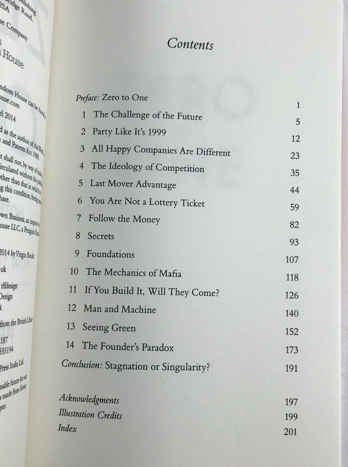 Zero to One Notes on Startups by ‎Peter Thiel & Blake Masters (Paperback 2014)