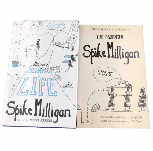 Milligan's Meaning of Life (HC) + The Essential Spike Milligan (PB) 2x Books