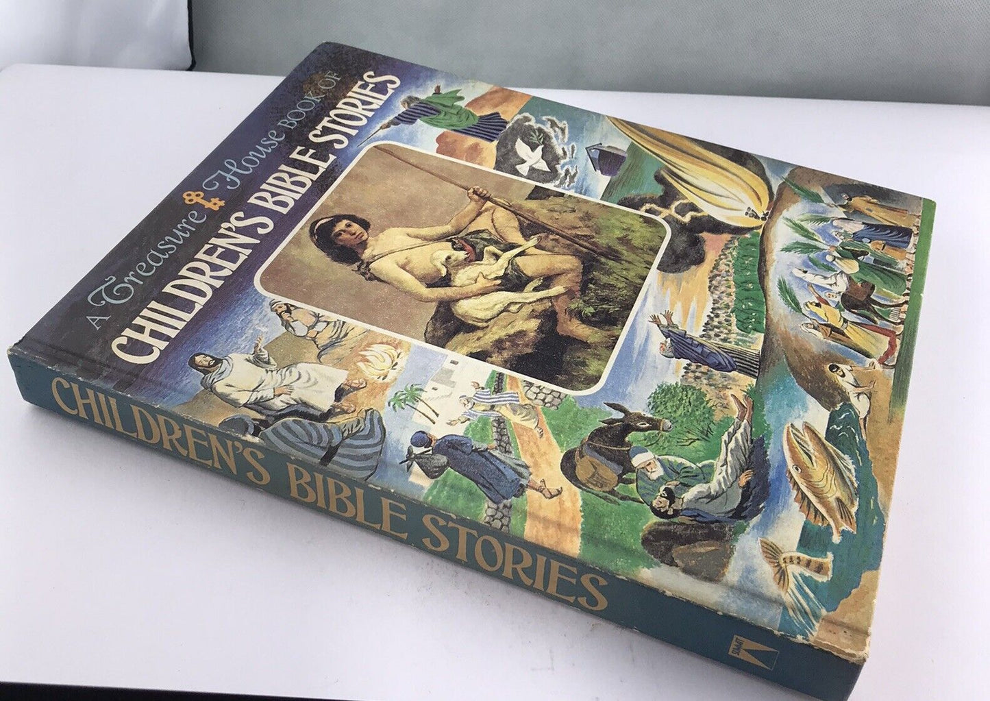 A Treasure House Book of Children's Bible Stories (Illustrated Hardcover 1977)