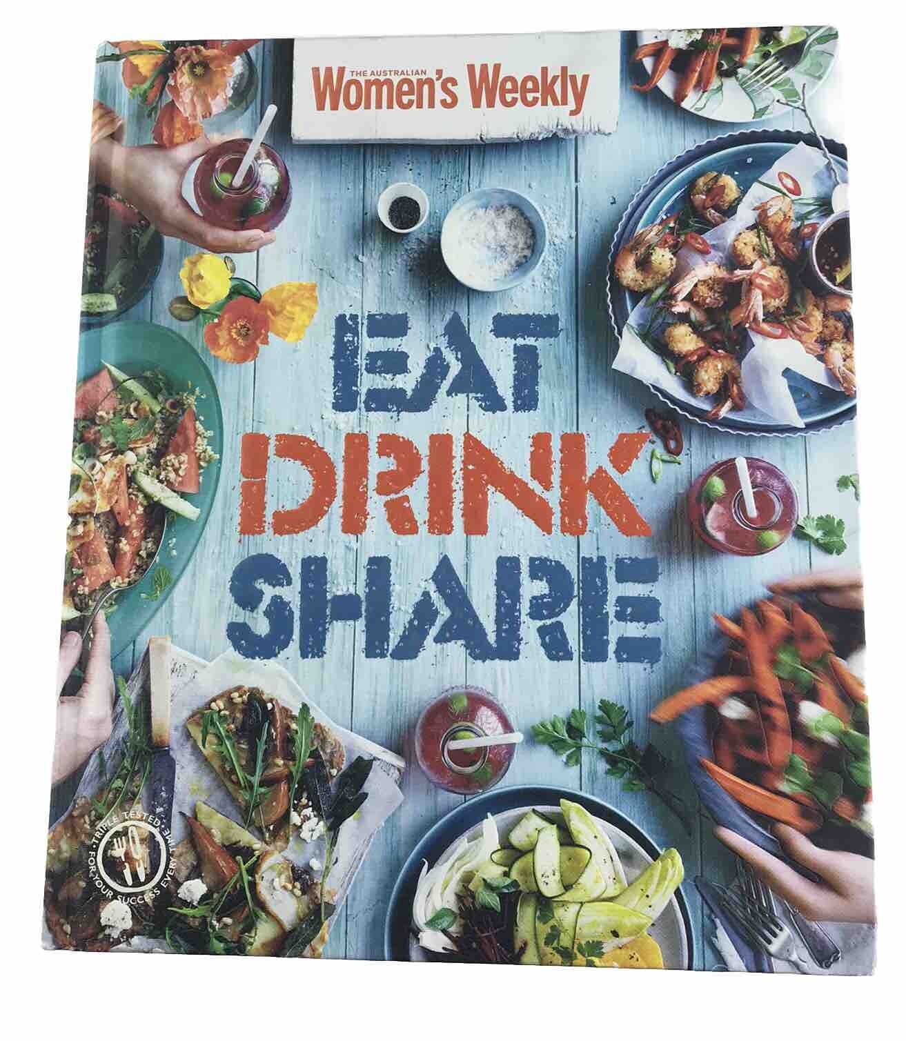 3x The Australian Womens Weekly Cookbooks Bundle (Hardcovers) Retro Eat Drink Sh