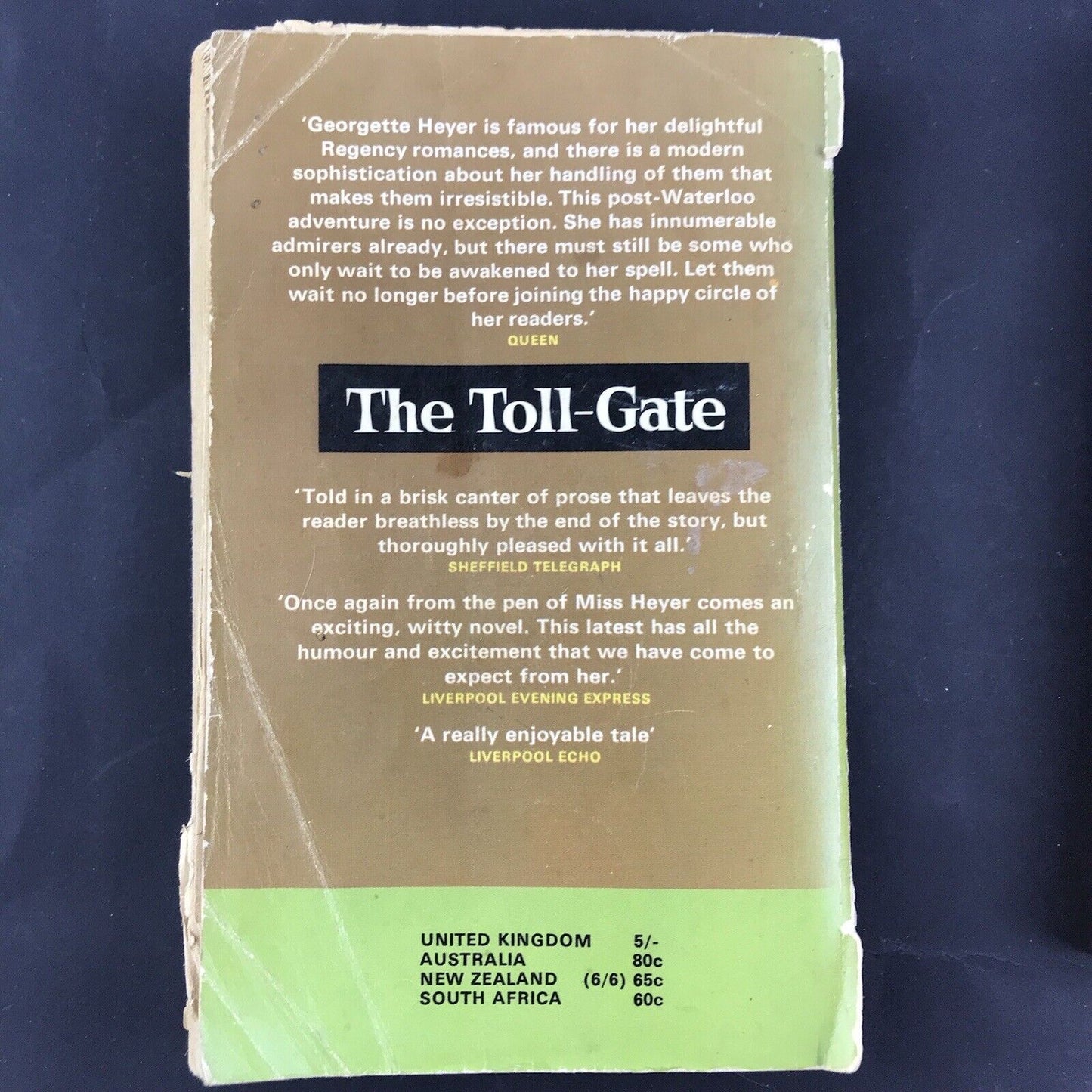 The Toll-Gate By Georgette Heyer Vintage Hardcover Book First Edition 1955