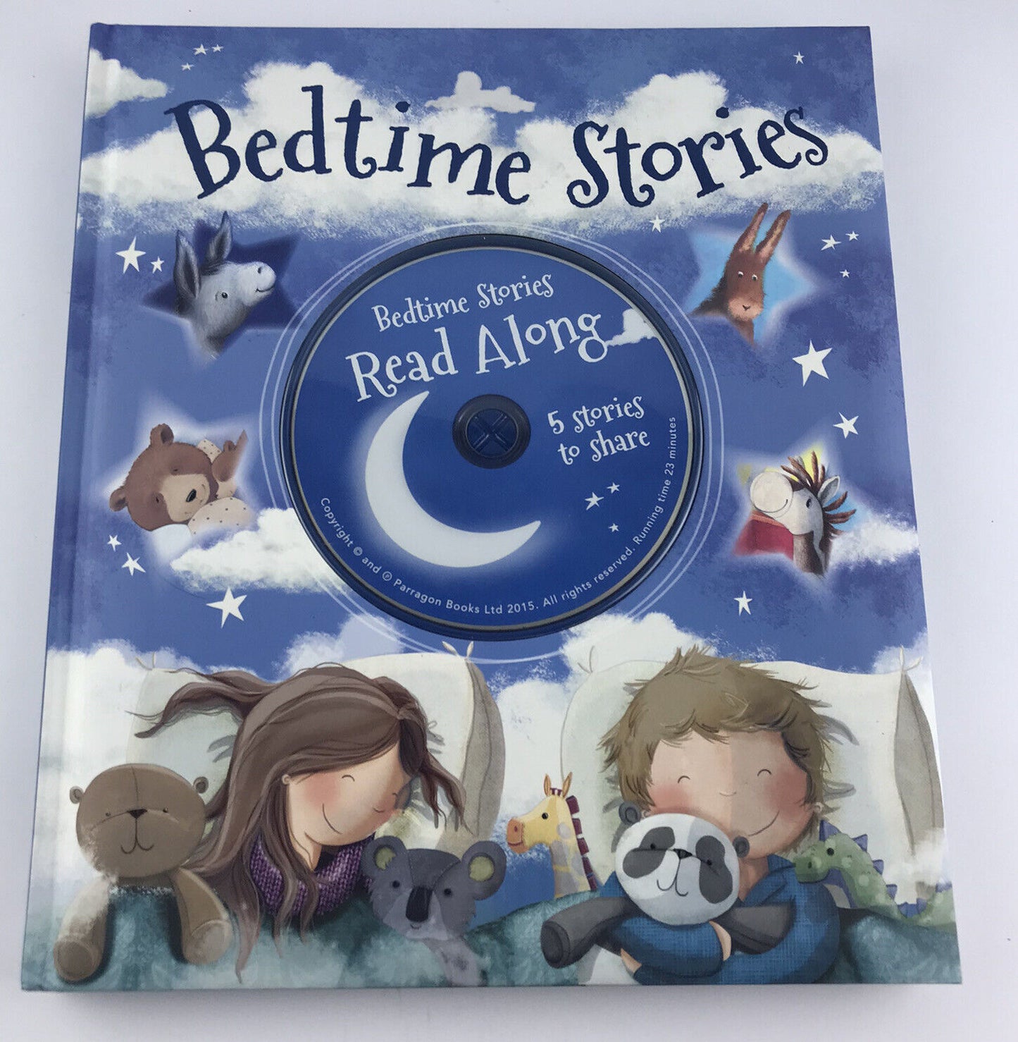 Bedtime Stories -  5 Stories To Share (Large Illustrated Children’s Book + CD)