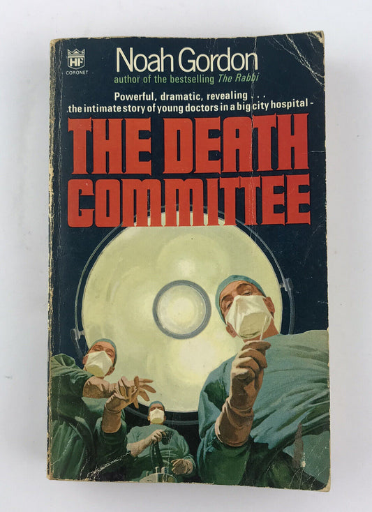 The Death Committee by Noah Gordon (RARE Vintage Coronet Paperback, 1971)