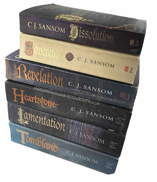 Shardlake Series 6x Books Bundle by C. J. Sansom Paperbacks 1-2, 3-7 Dissolution