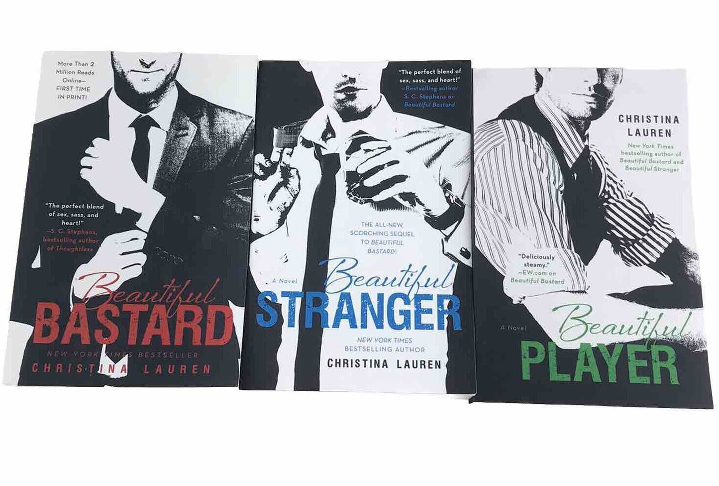 Christina Lauren Beautiful Series Bundle #1-3 Beautiful Bastard (Paperbacks)