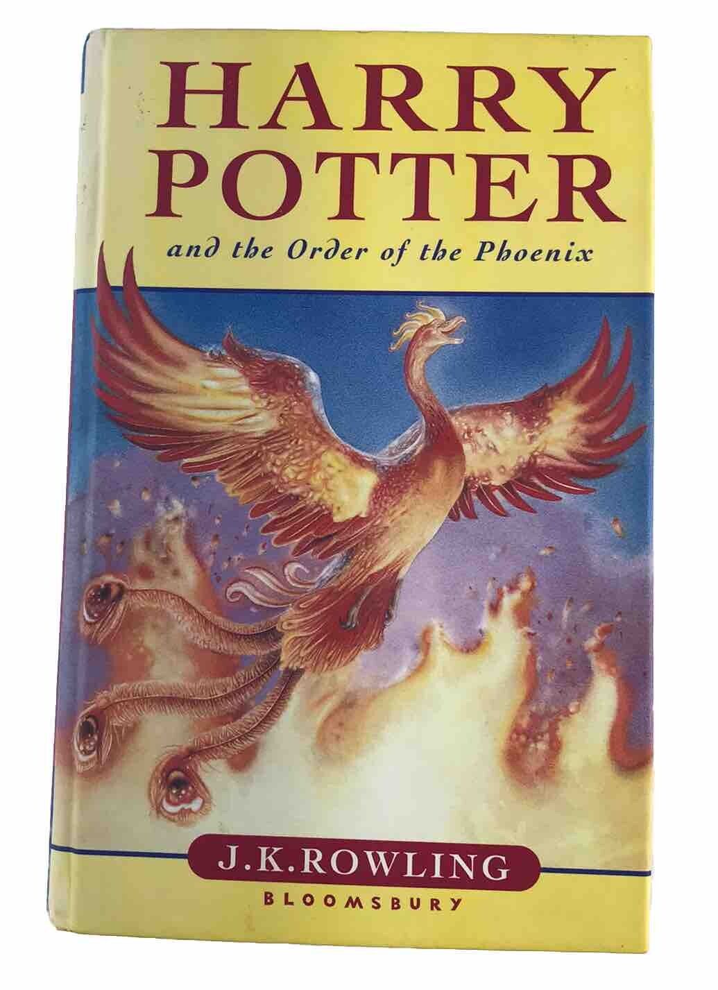 Harry Potter & The Order Of The Phoenix Australian First Edition Hardcover J.K.