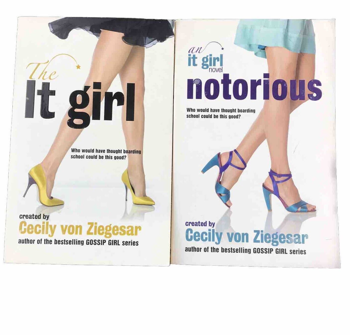 2x it girl Book Bundle by Cecily Von Ziegesar (It girl, Notorious) Gossip Girl